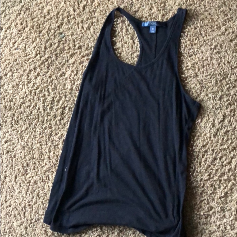 Black cotton tank